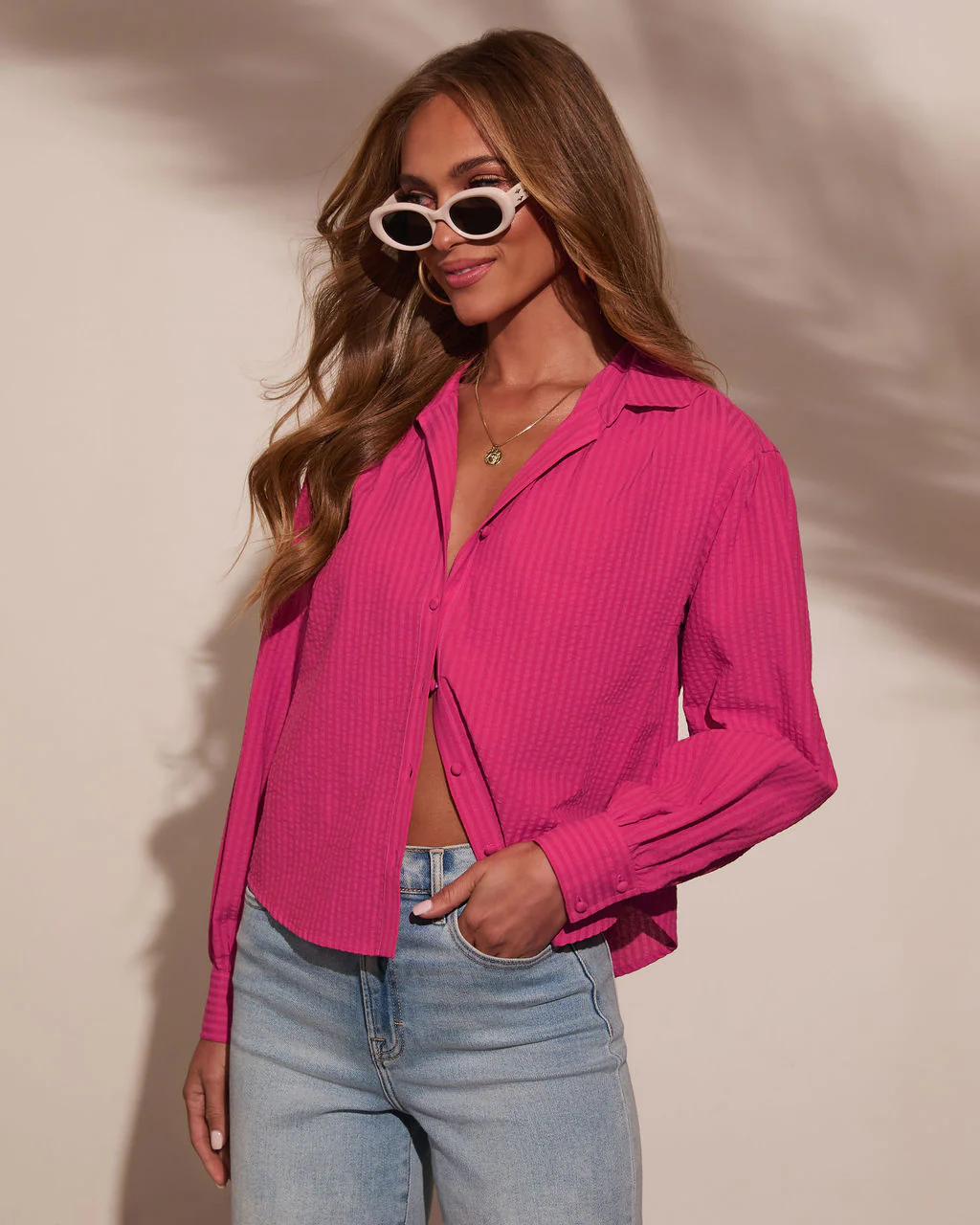 Christell Button Down Top - Image 3
