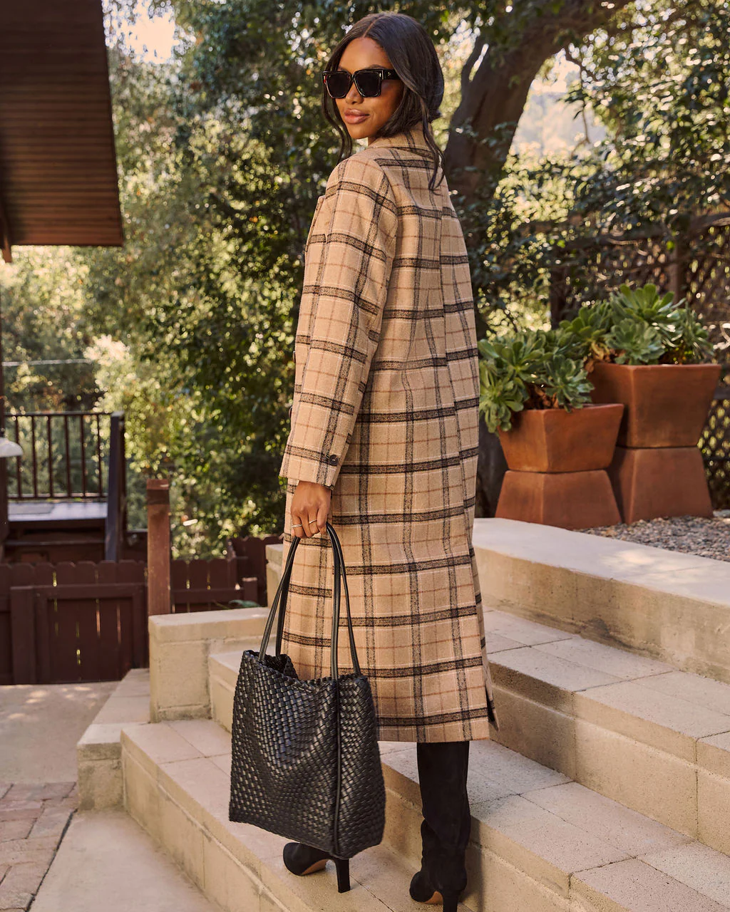 Cider Season Plaid Coat - Image 4