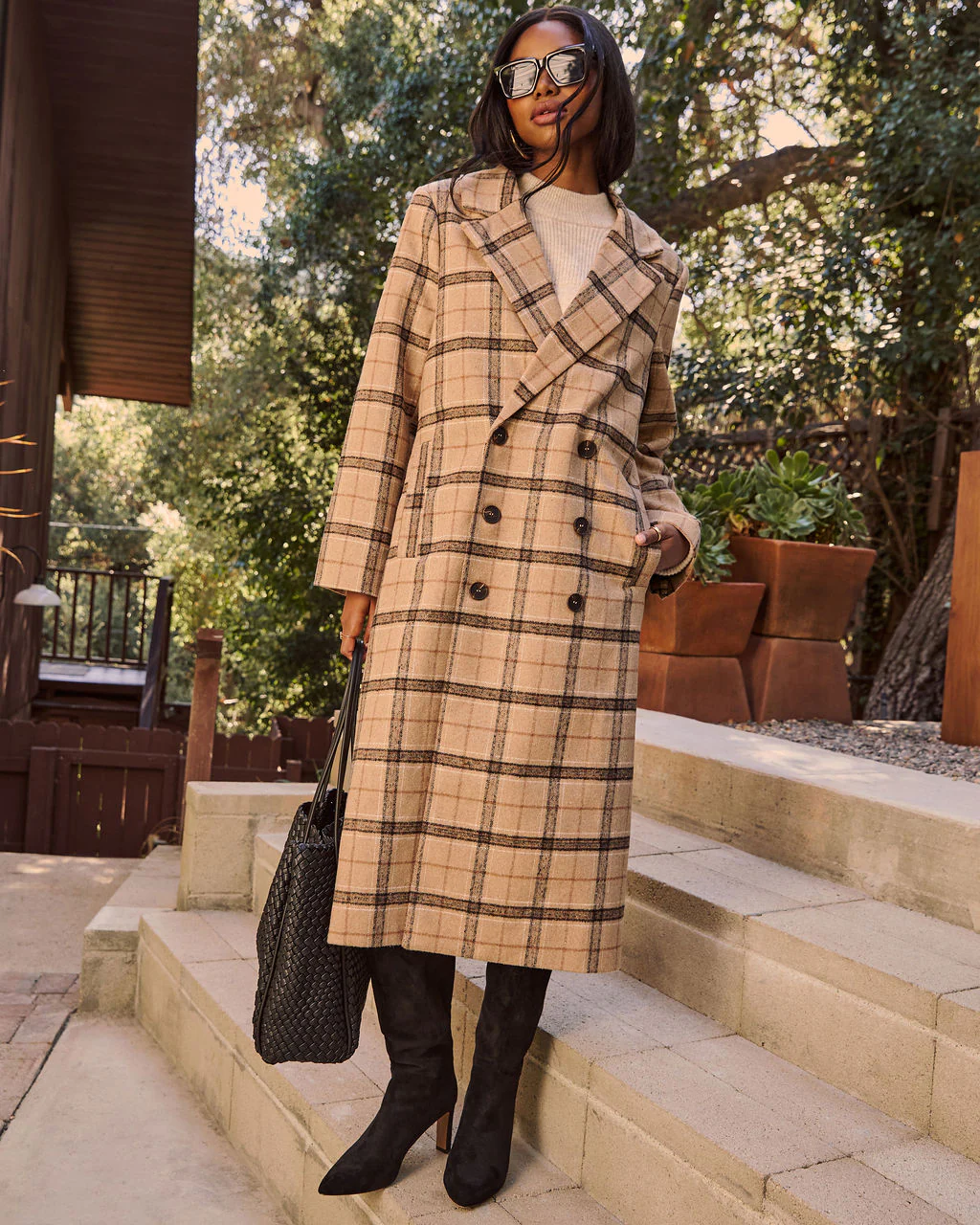 Cider Season Plaid Coat - Image 5
