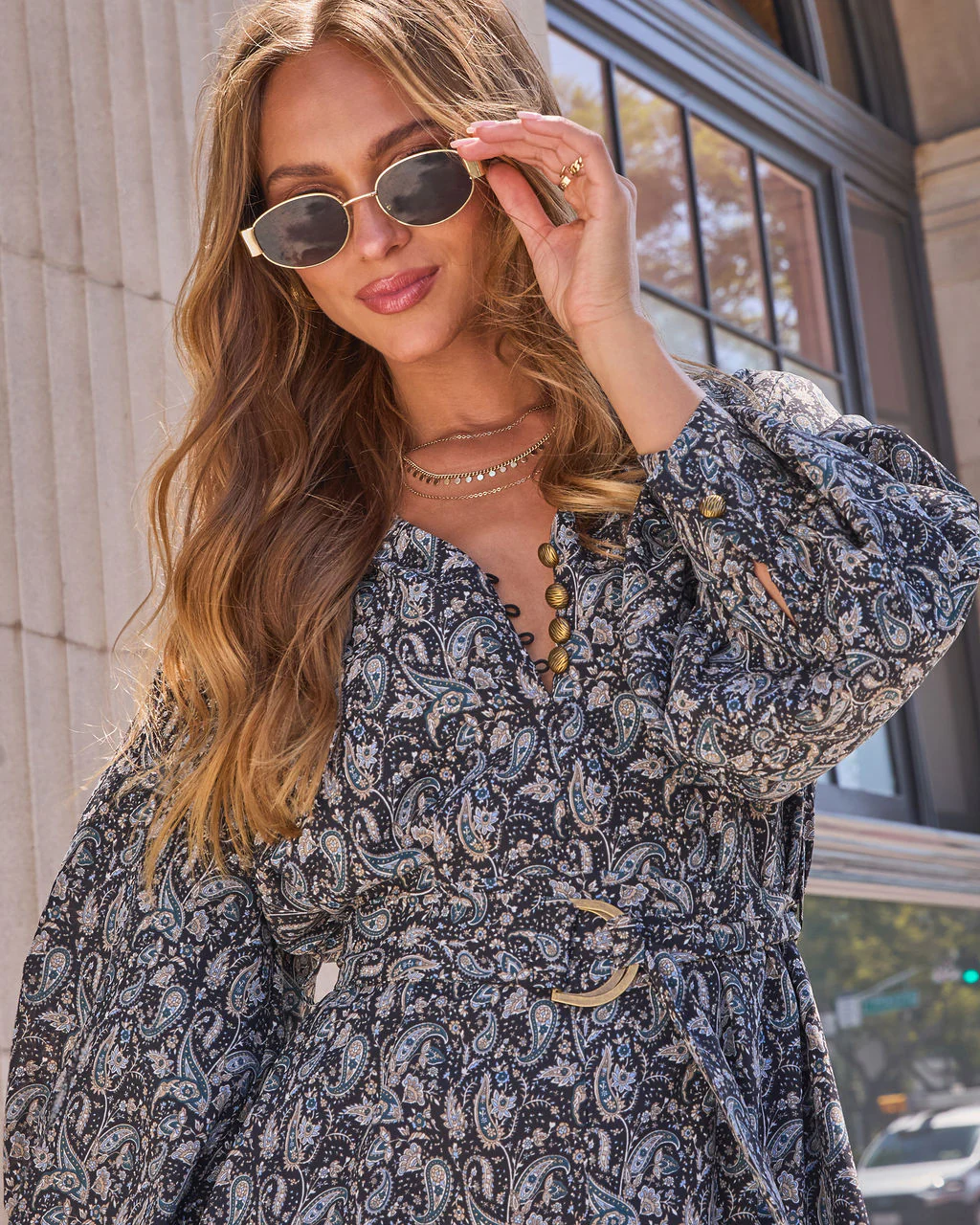 Cinthia Printed Mini Dress - Image 6