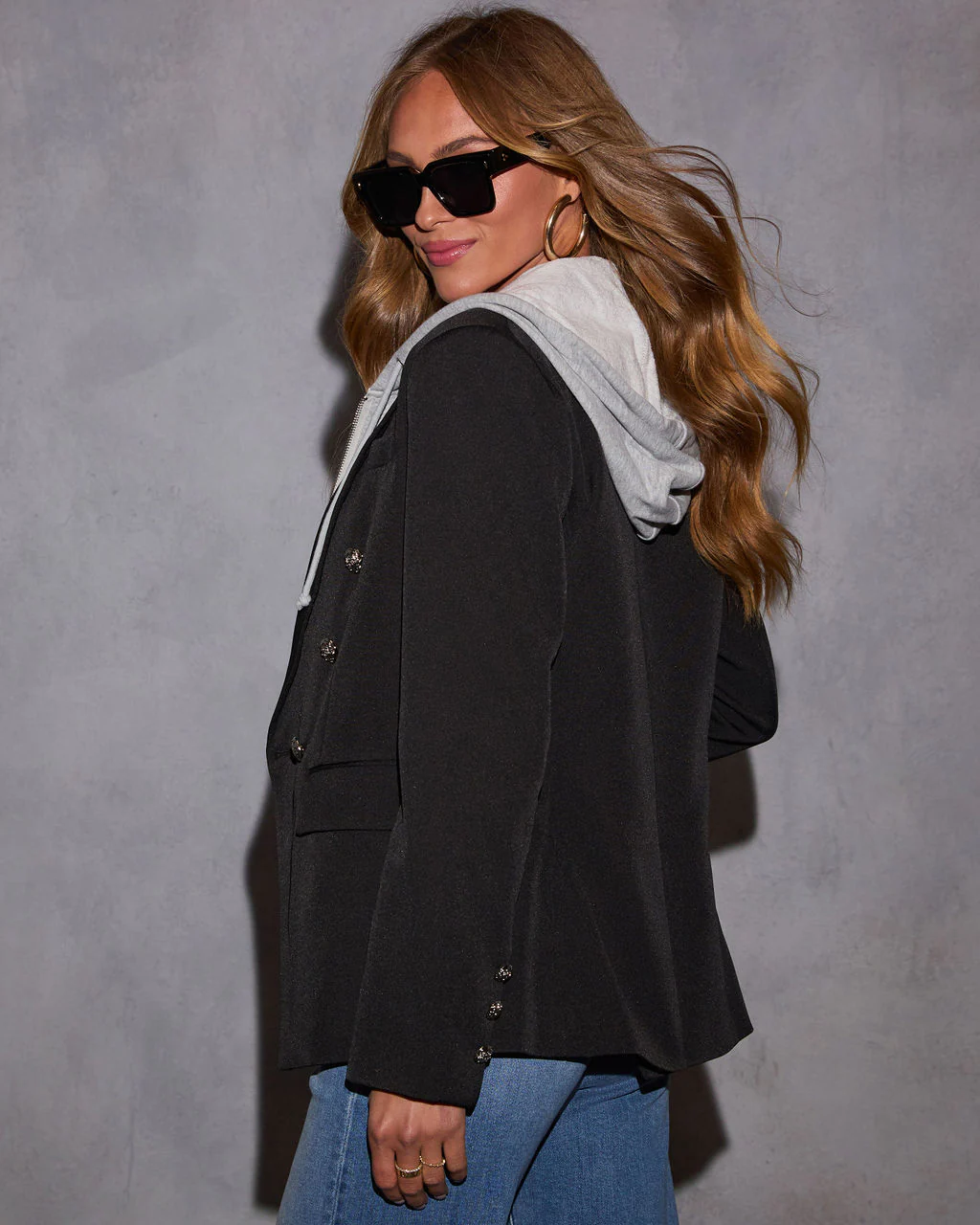 Classic Muse Hooded Blazer - Image 16