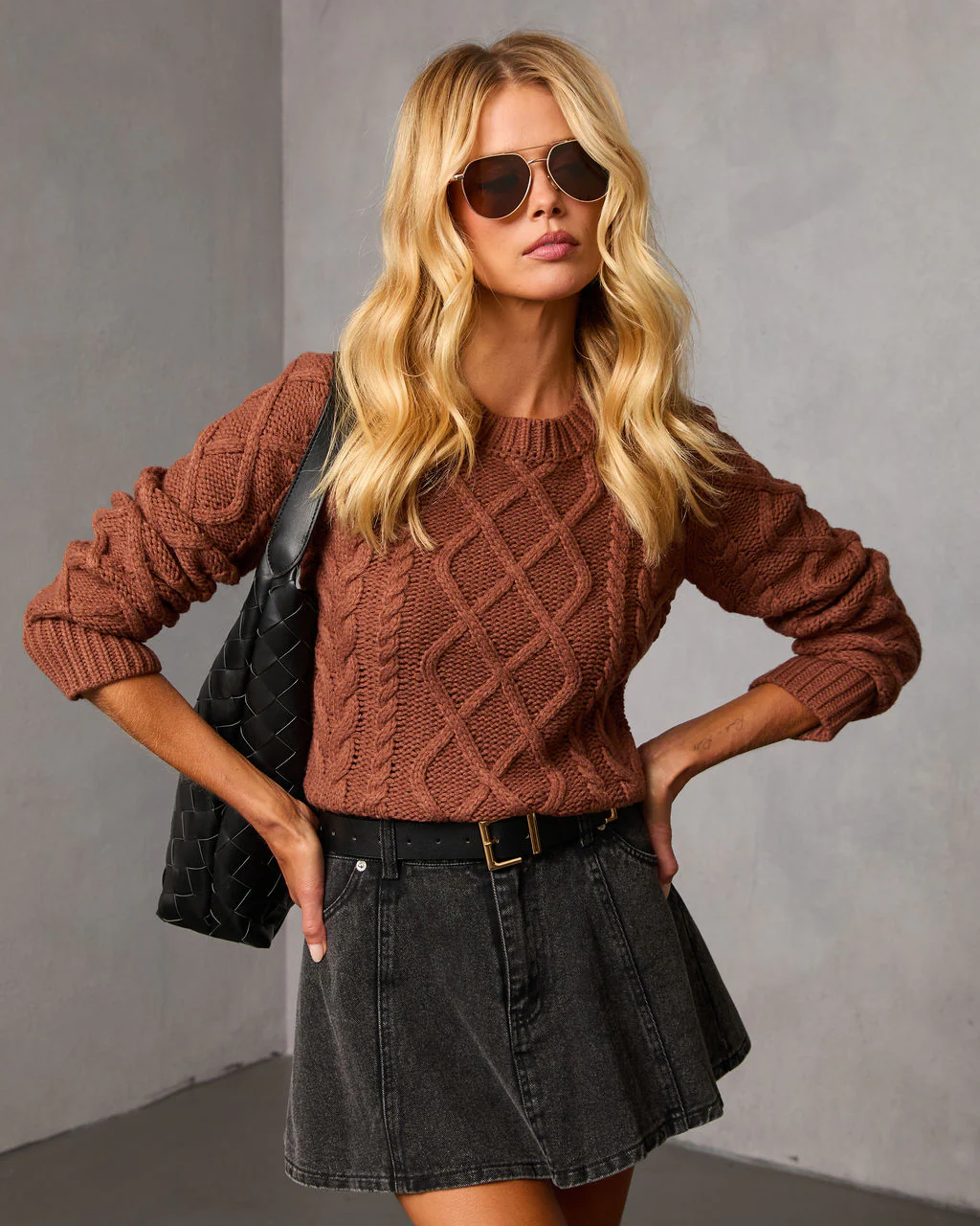 Claudete Cable Knit Sweater - Image 6