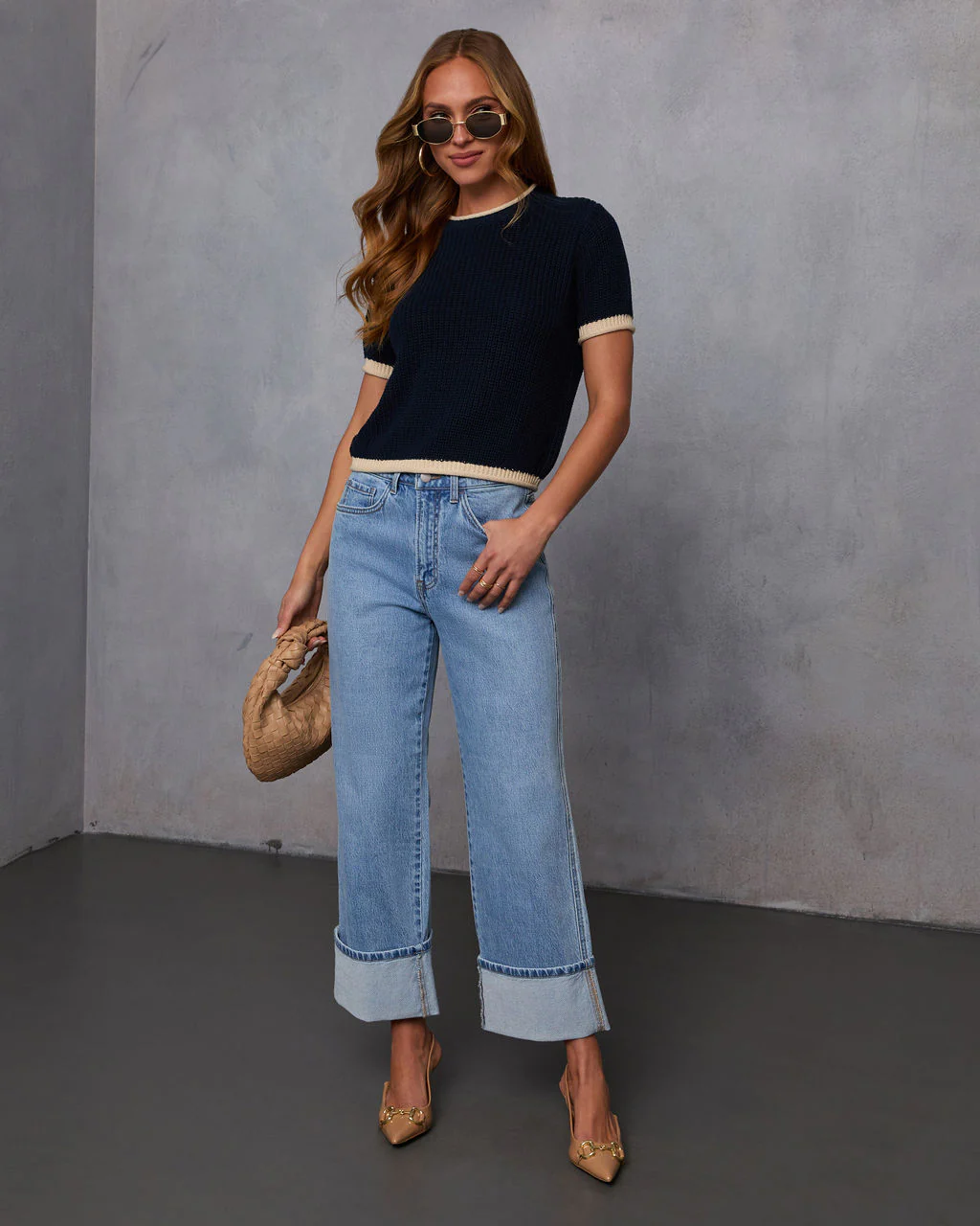Clocking In Short Sleeve Sweater - Image 2