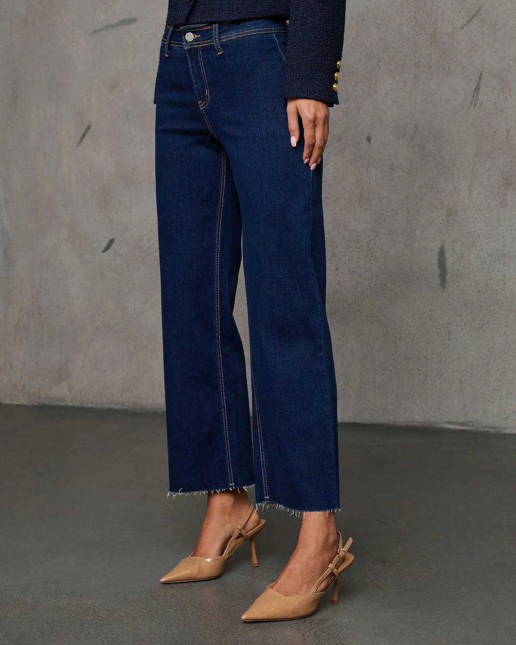 Close Encounter Super Stretch High Rise Wide Leg Denim - Image 3