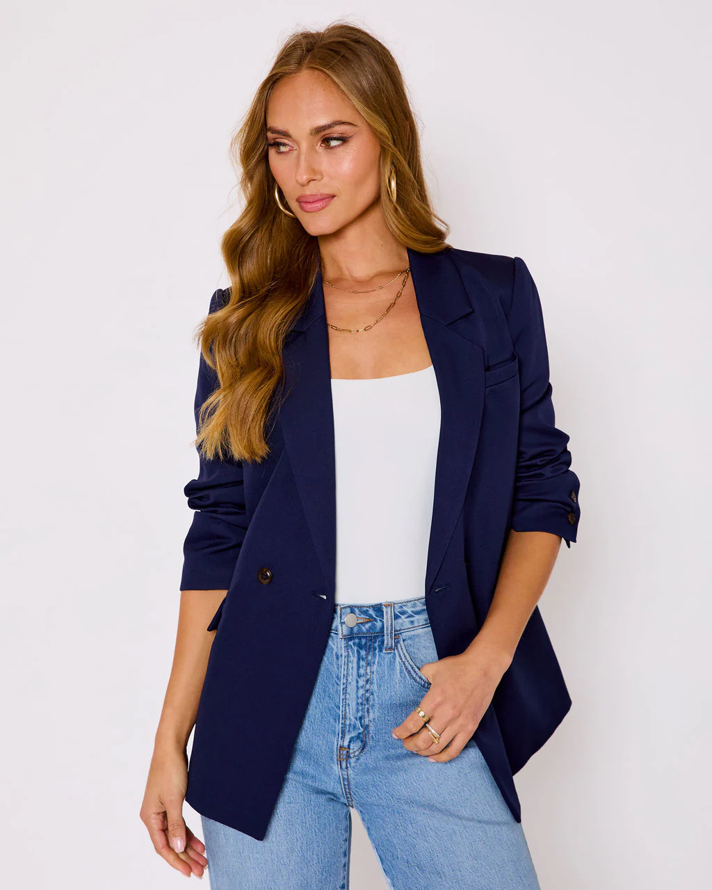 Closet Collective Double Breasted Blazer - Image 2