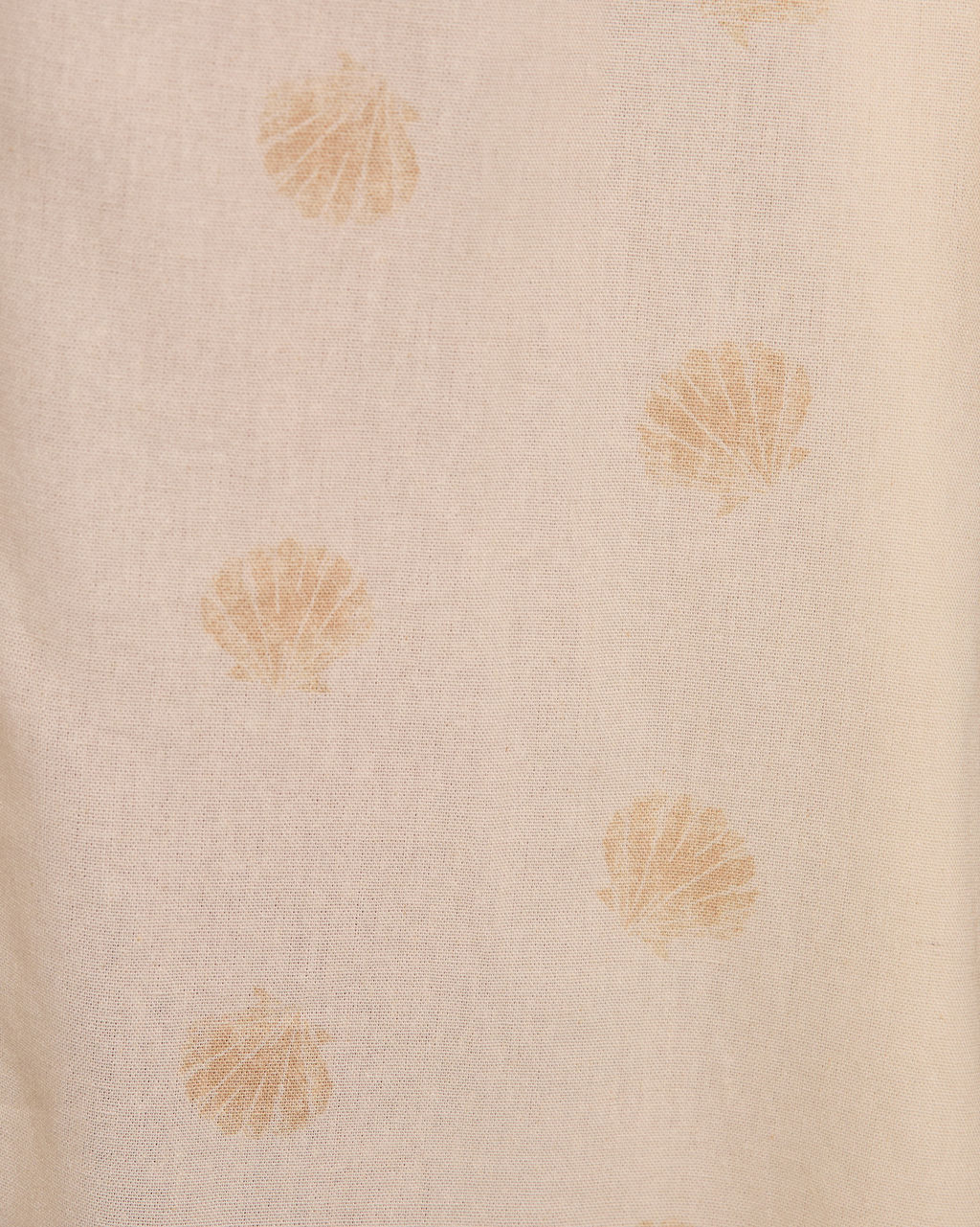 Coastal Days Seashell Print Linen Blend Midi Dress - Image 6