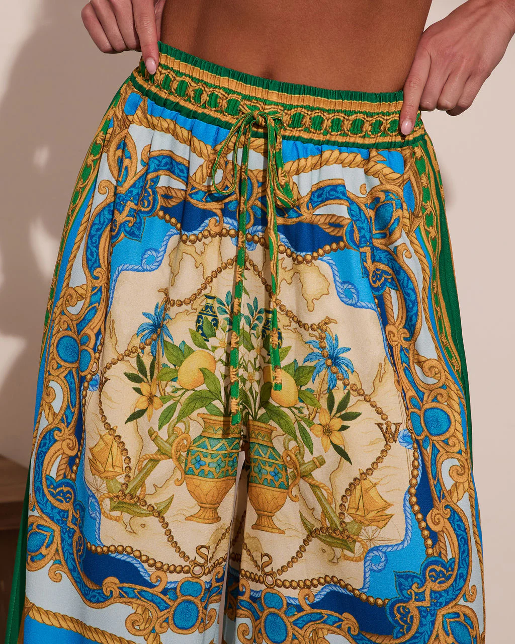 Coastal Dreamer Novelty Wide Leg Pants - Image 6
