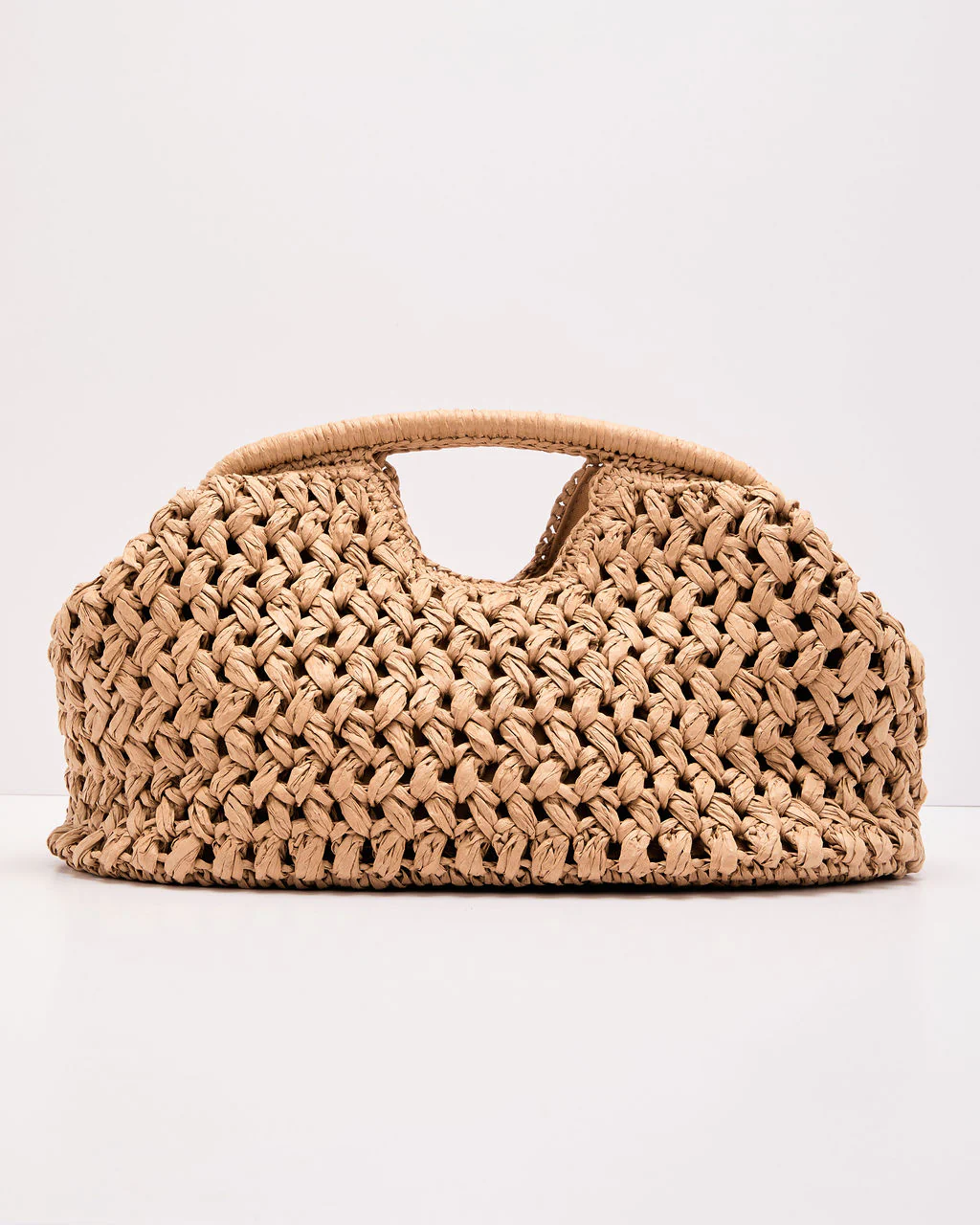 Coastal Getaway Woven Straw Pouch Clutch - Image 3