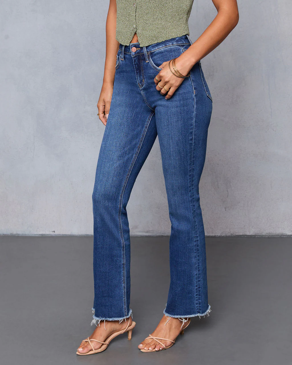 Coelho Stretch High Rise Bootcut Jeans - Image 3