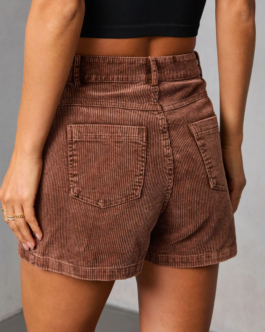 Coffee Meets Corduroy Mini Skort - Image 4