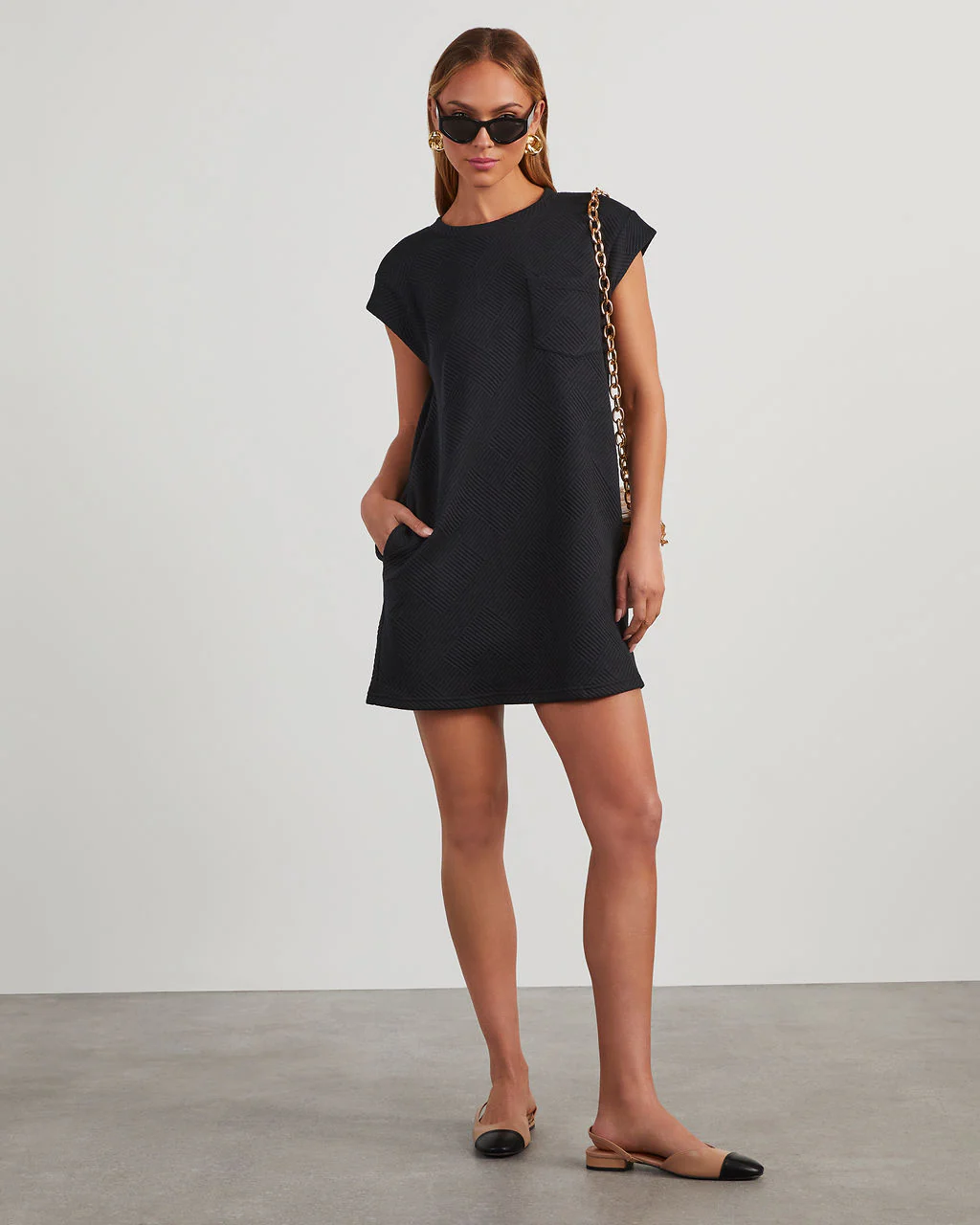 Colby Sleeveless Mini Shirt Dress - Image 2