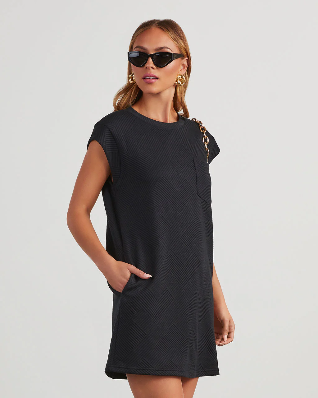 Colby Sleeveless Mini Shirt Dress - Image 3