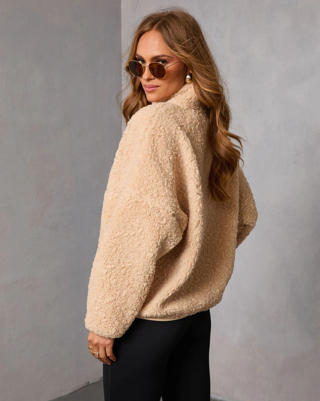 Cold Embrace Teddy Quarter Zip Sweatshirt - Image 4