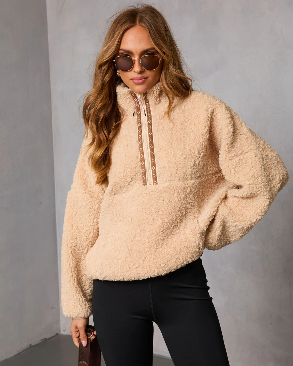Cold Embrace Teddy Quarter Zip Sweatshirt - Image 6