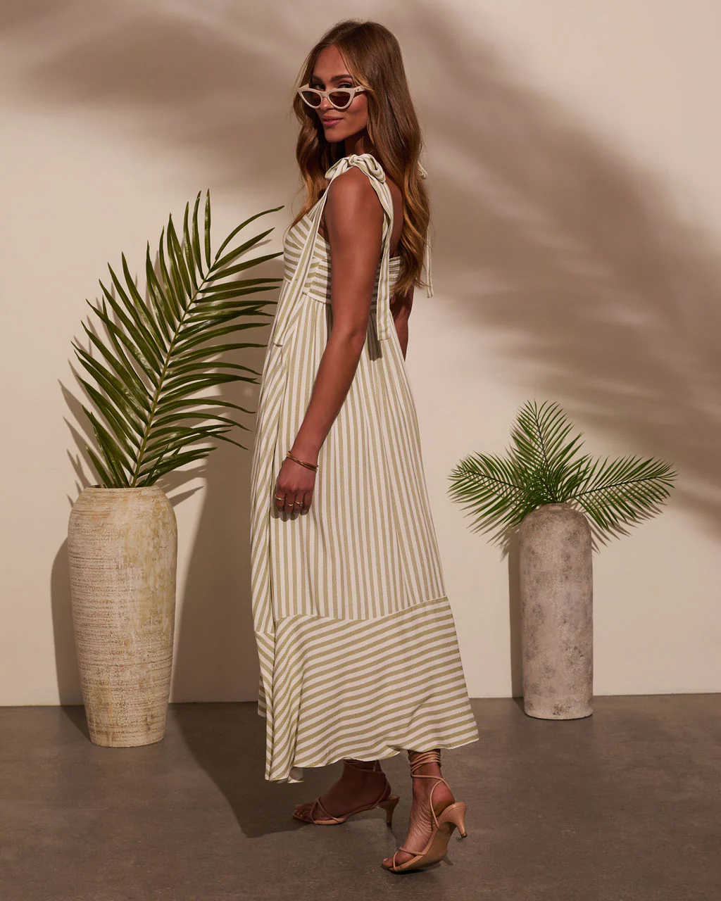 Colene Striped Maxi Dress - Image 10
