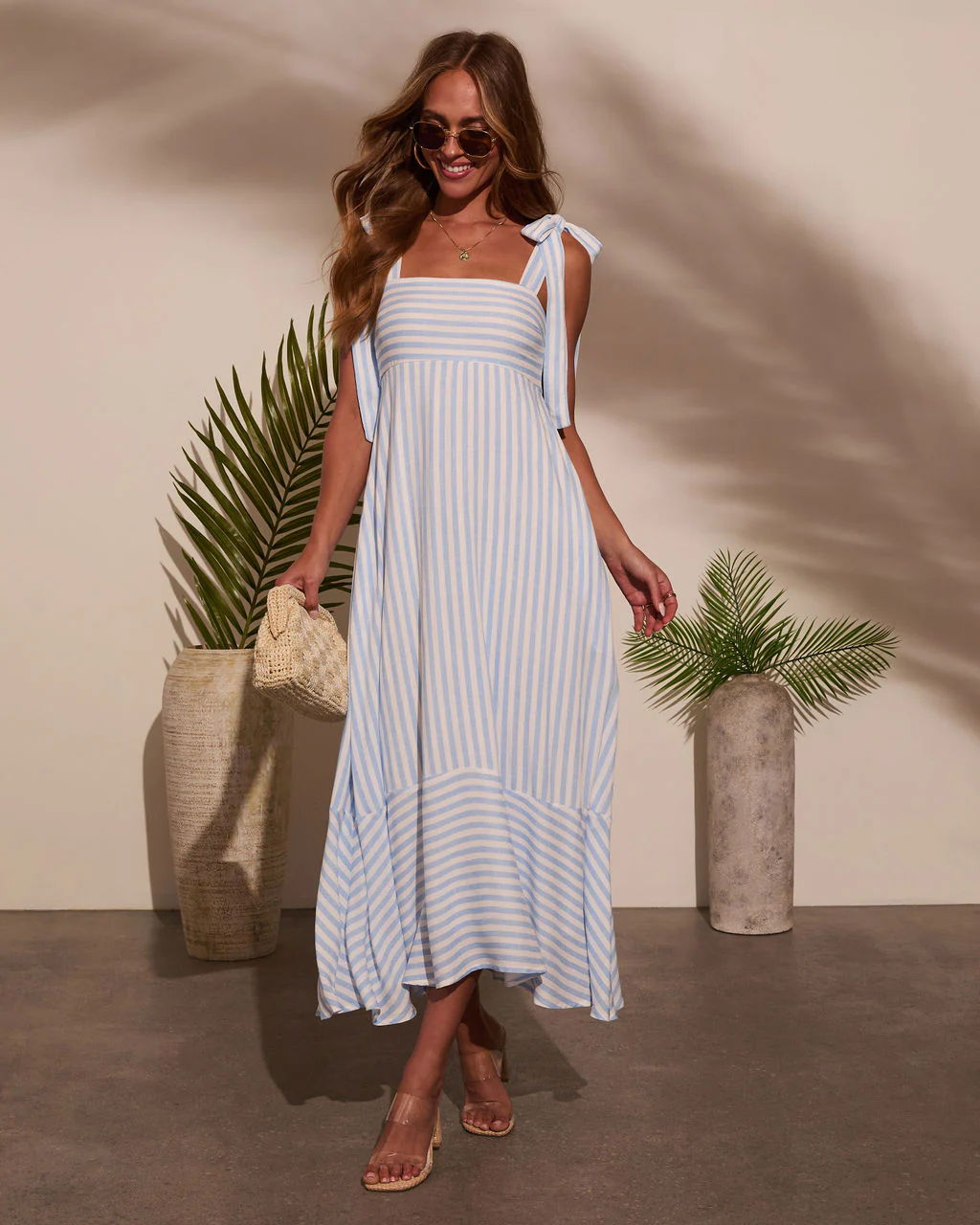 Colene Striped Maxi Dress - Image 5