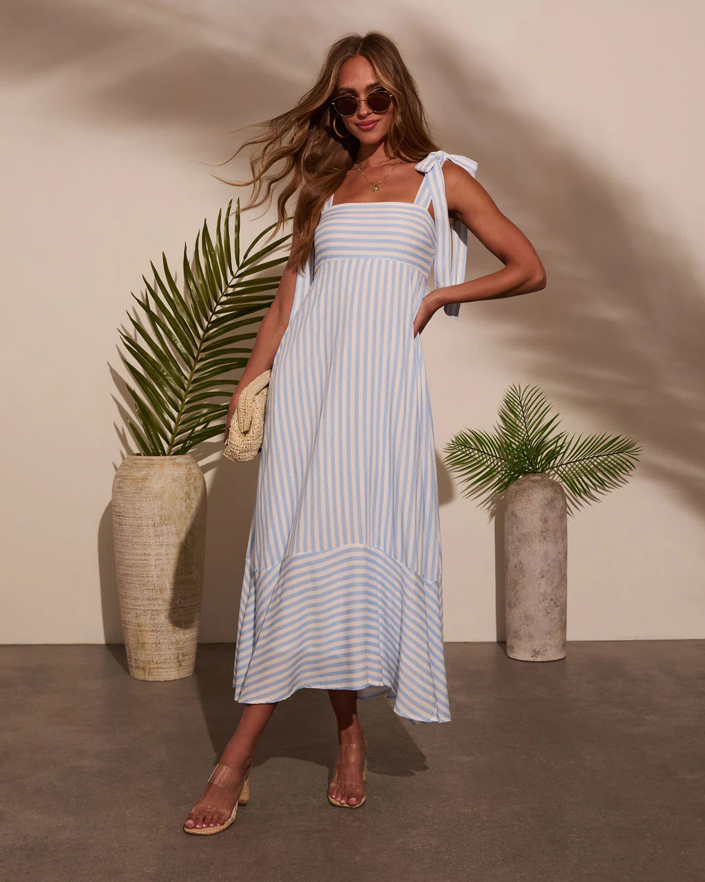 Colene Striped Maxi Dress - Image 6