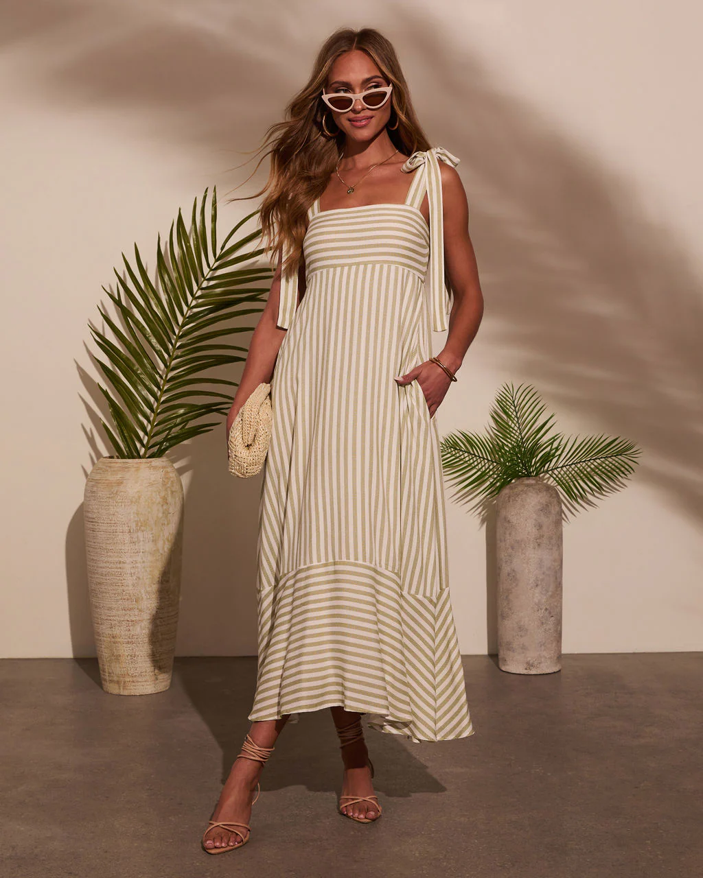 Colene Striped Maxi Dress - Image 7