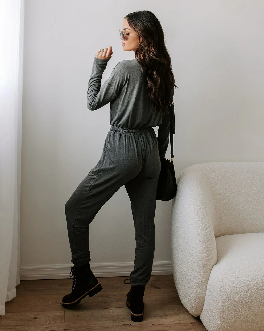 Colette Pocketed Drawstring Jumpsuit - Image 8