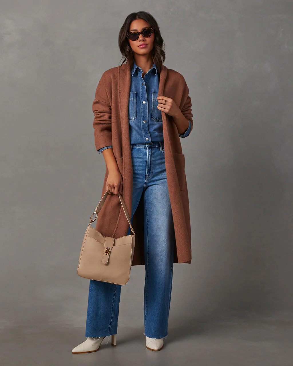 Coletti Longline Open Front Duster - Image 10