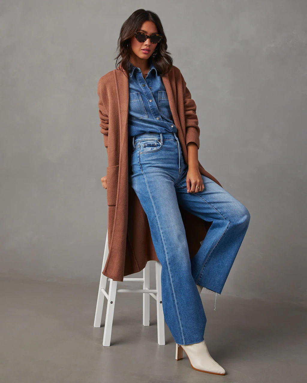 Coletti Longline Open Front Duster - Image 11
