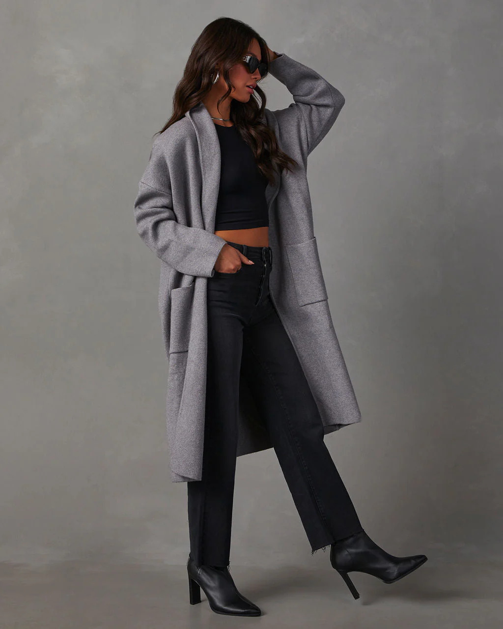 Coletti Longline Open Front Duster - Image 6