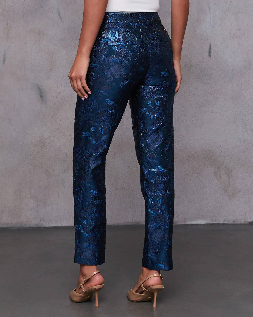 Come Away With Me Jacquard Pants - Image 4