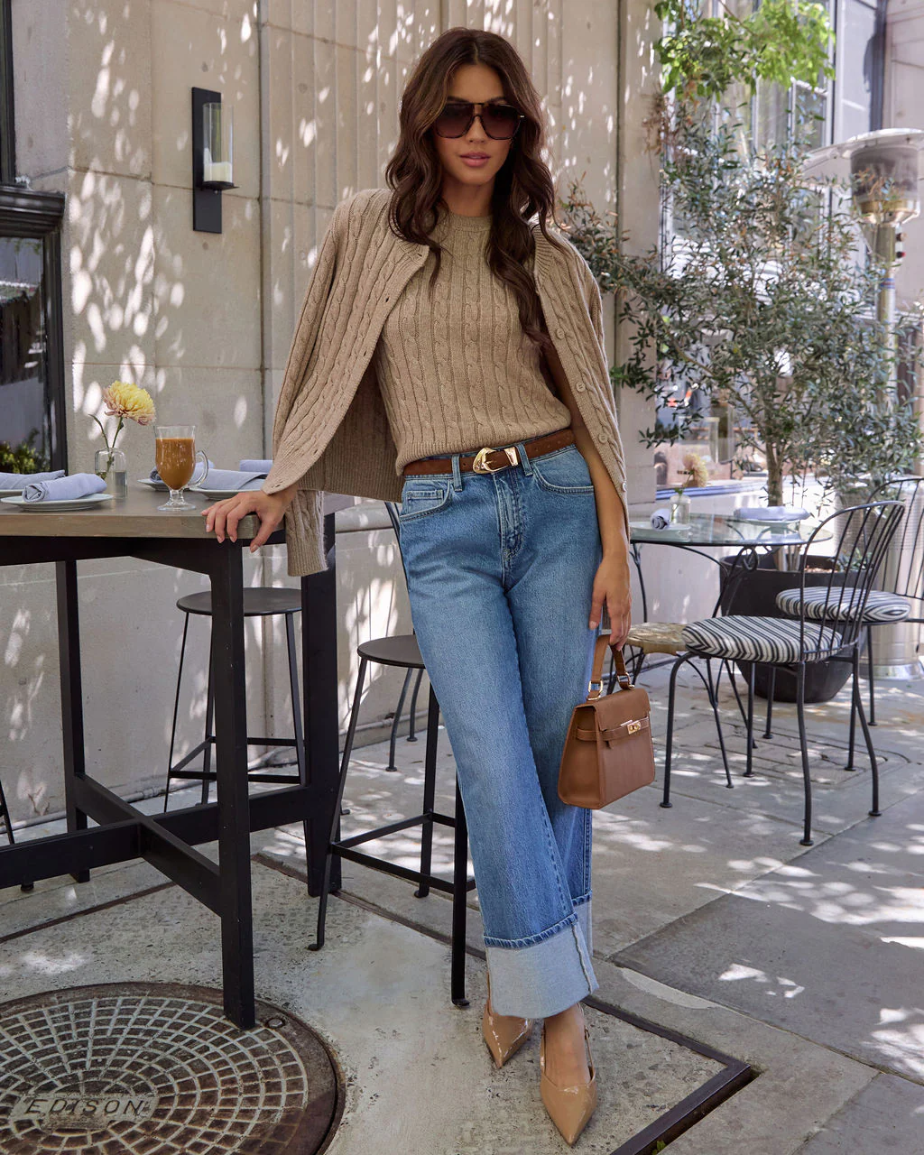 Come Find Me Cable Knit Cardigan - Image 6