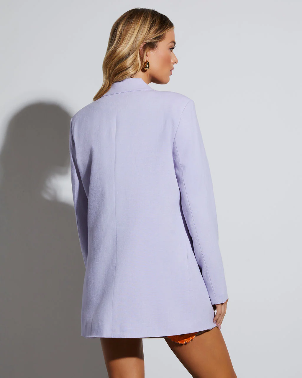 Confidence Double Breasted Linen Blazer - Image 10