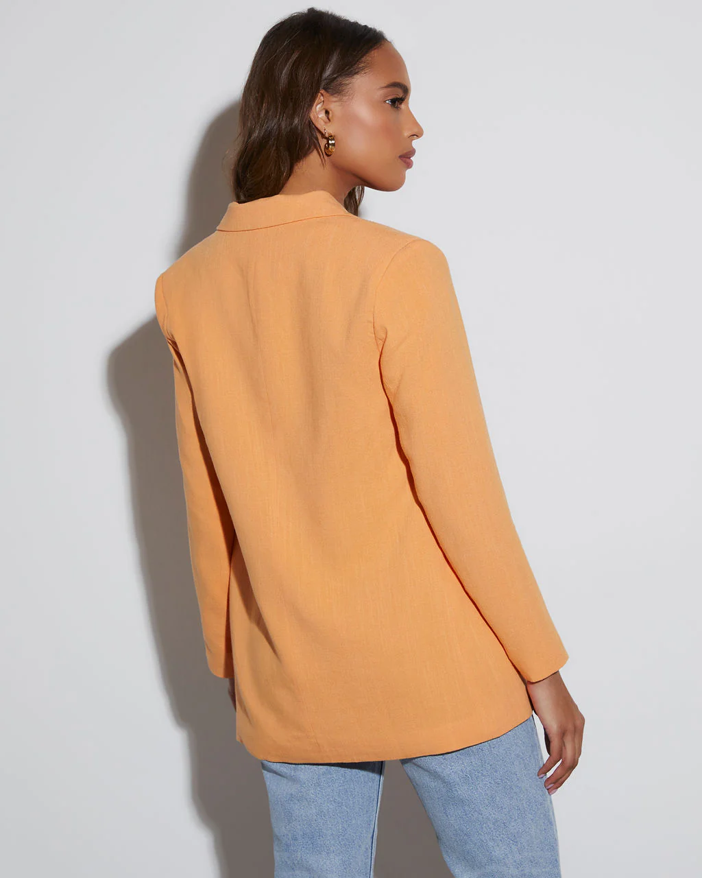 Confidence Double Breasted Linen Blazer - Image 15