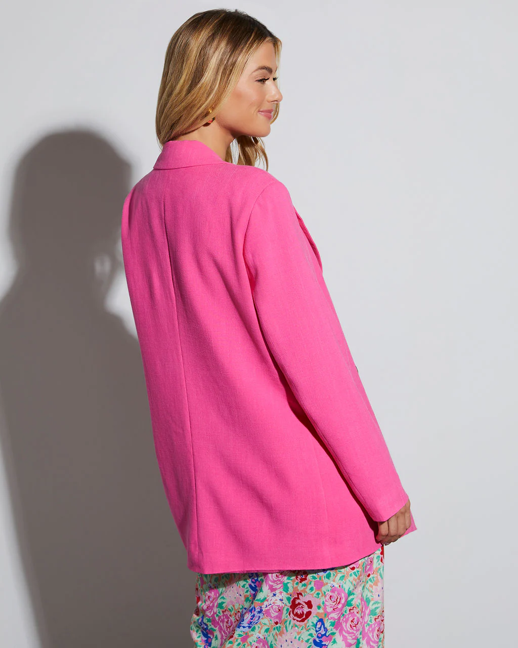 Confidence Double Breasted Linen Blazer - Image 4