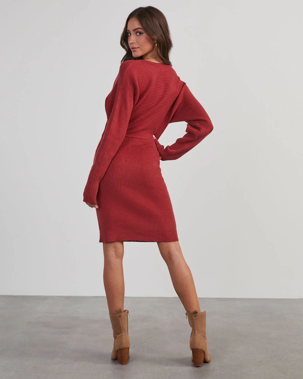 Constance Bodycon Mini Sweater Dress - Image 10