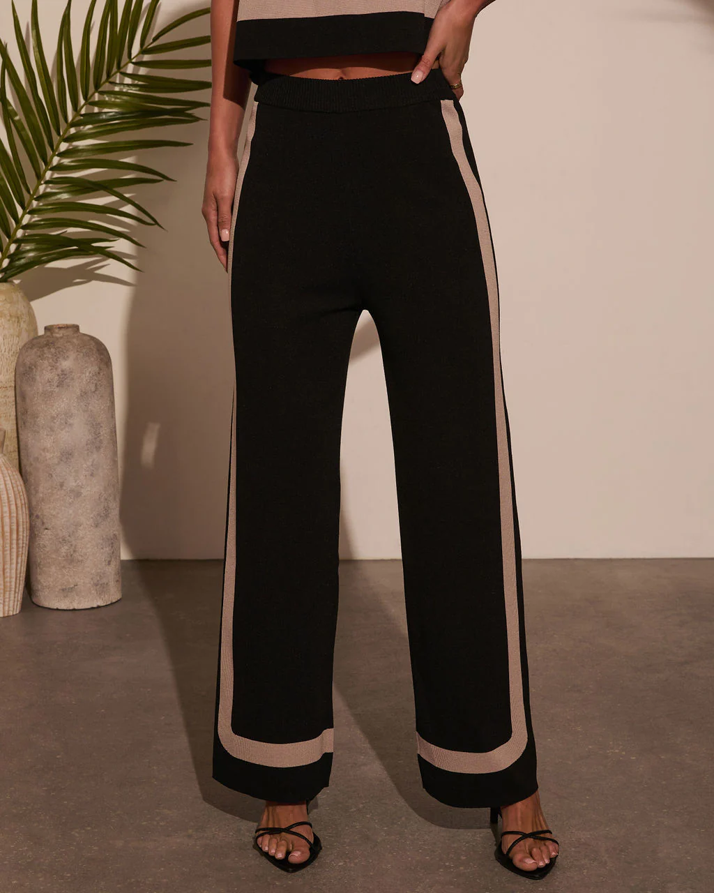 Cool Again Contrast Trim Pants - Image 3