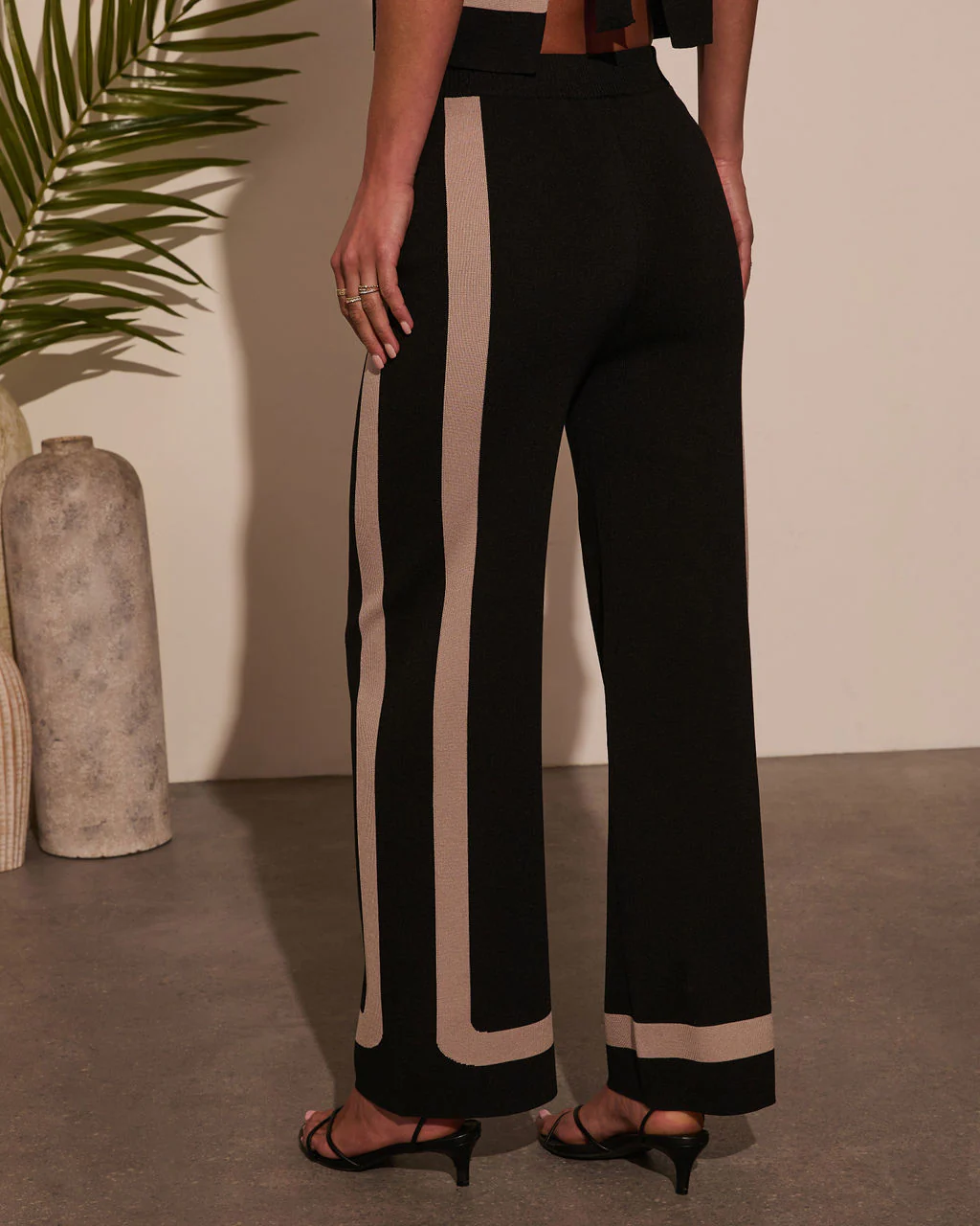 Cool Again Contrast Trim Pants - Image 4