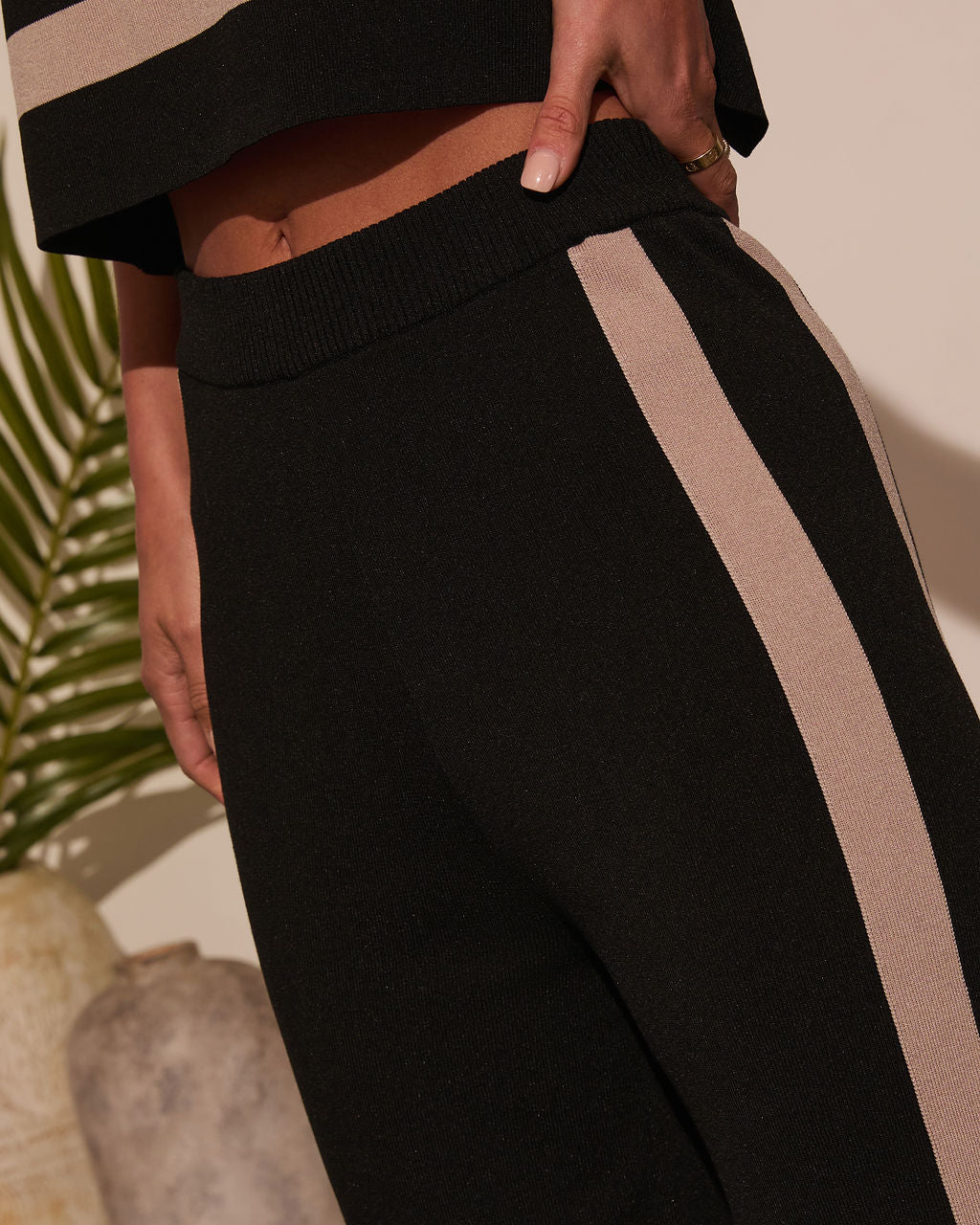 Cool Again Contrast Trim Pants - Image 6