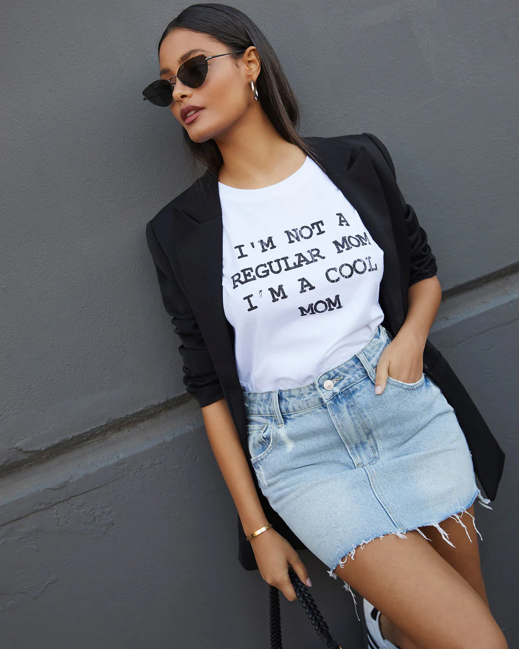 Cool Mom Club Cotton Tee - Image 2