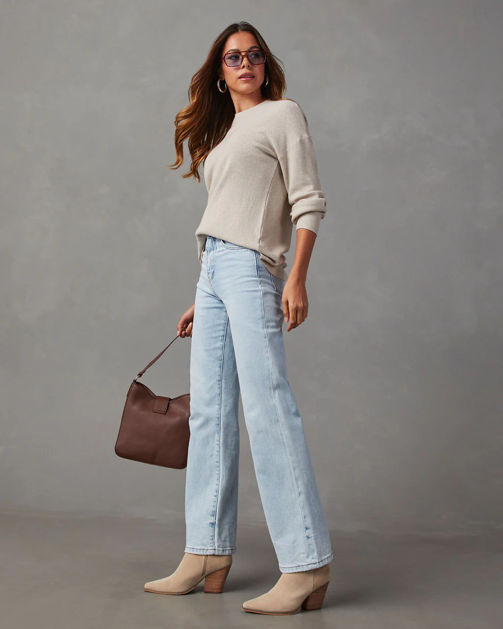 Coralee Waffle Knit Long Sleeve Top - Image 3