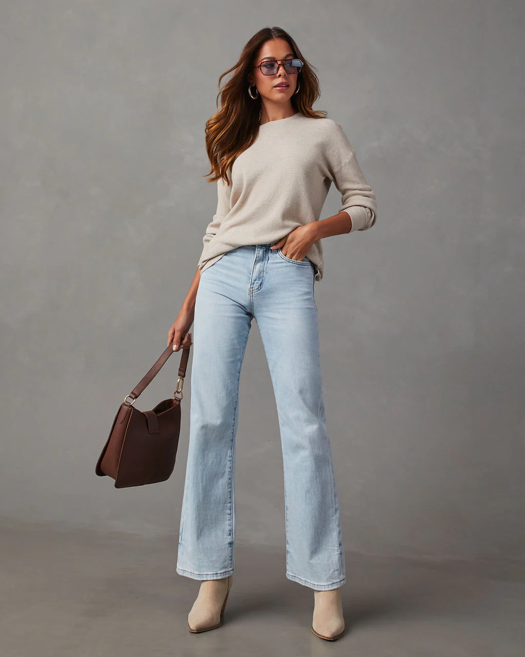 Coralee Waffle Knit Long Sleeve Top - Image 6