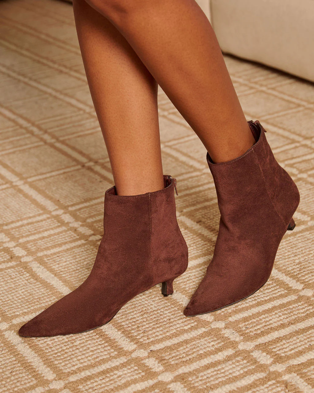 Cordee Suede Ankle Booties - Image 4