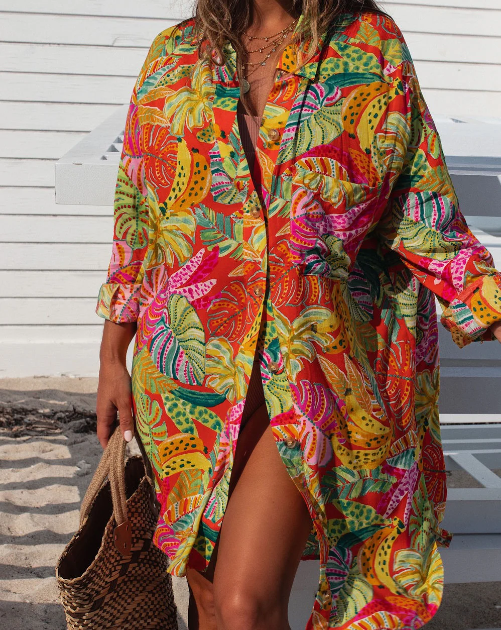 Coveted Button Down Shirt Dress - Image 2