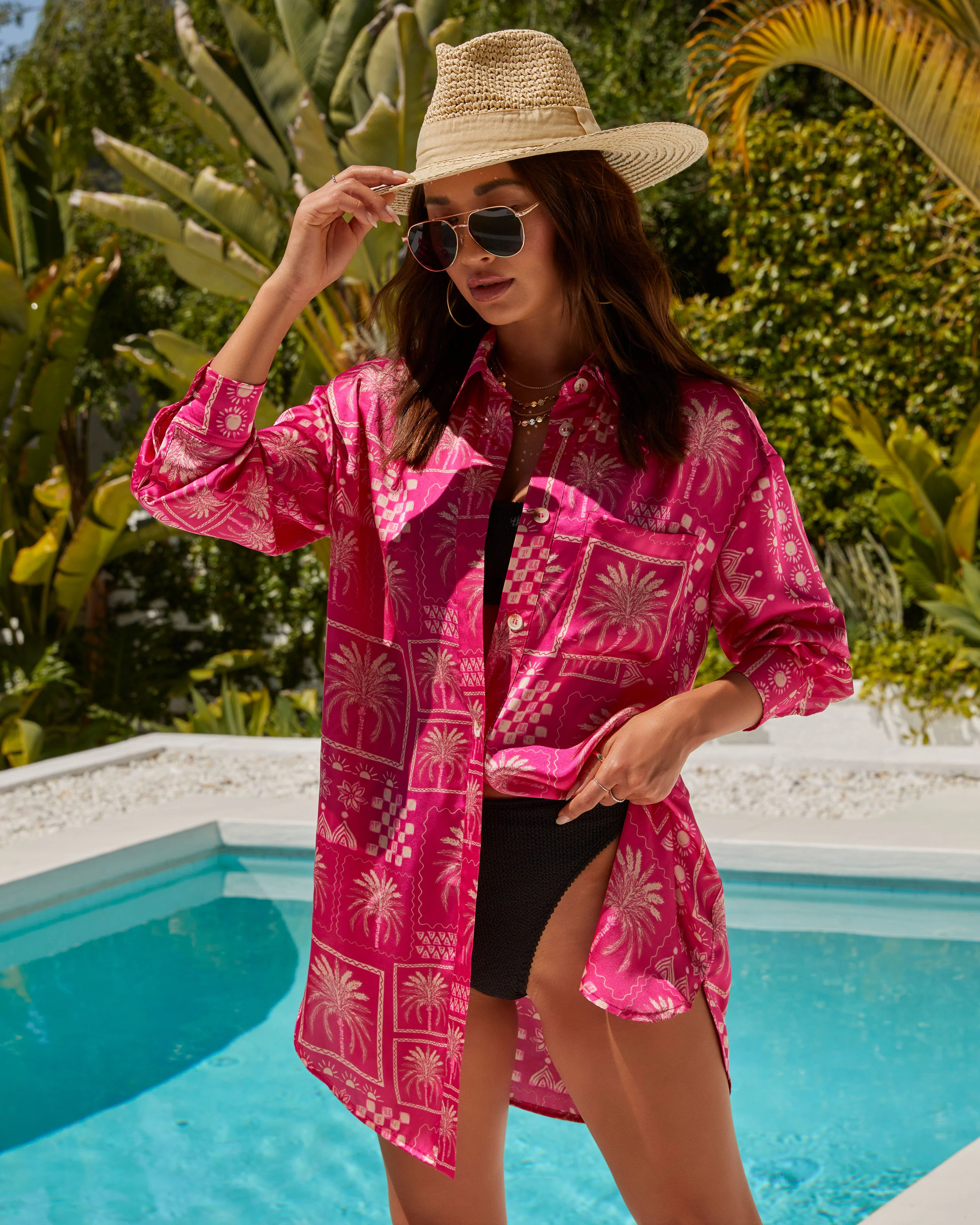 Coveted Button Down Shirt Dress - Image 21