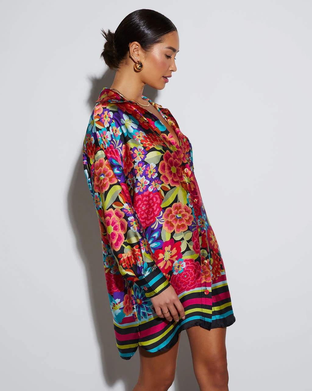Coveted Button Down Shirt Dress - Image 27