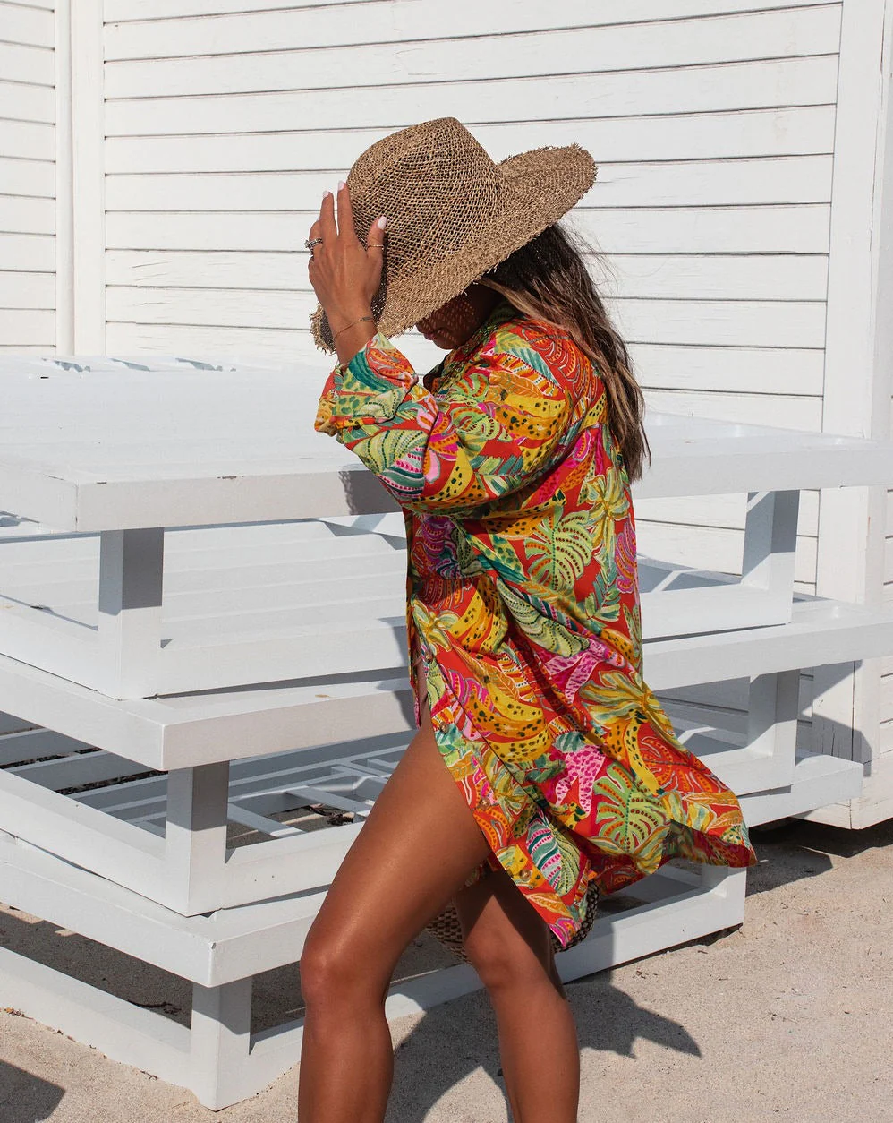Coveted Button Down Shirt Dress - Image 3