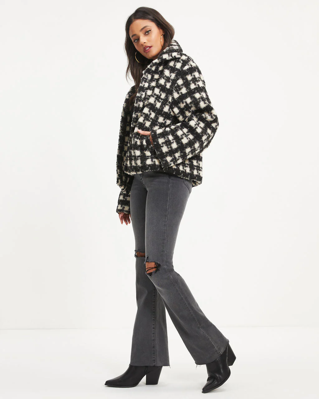 Coziness All Day Pocketed Teddy Jacket - Image 5