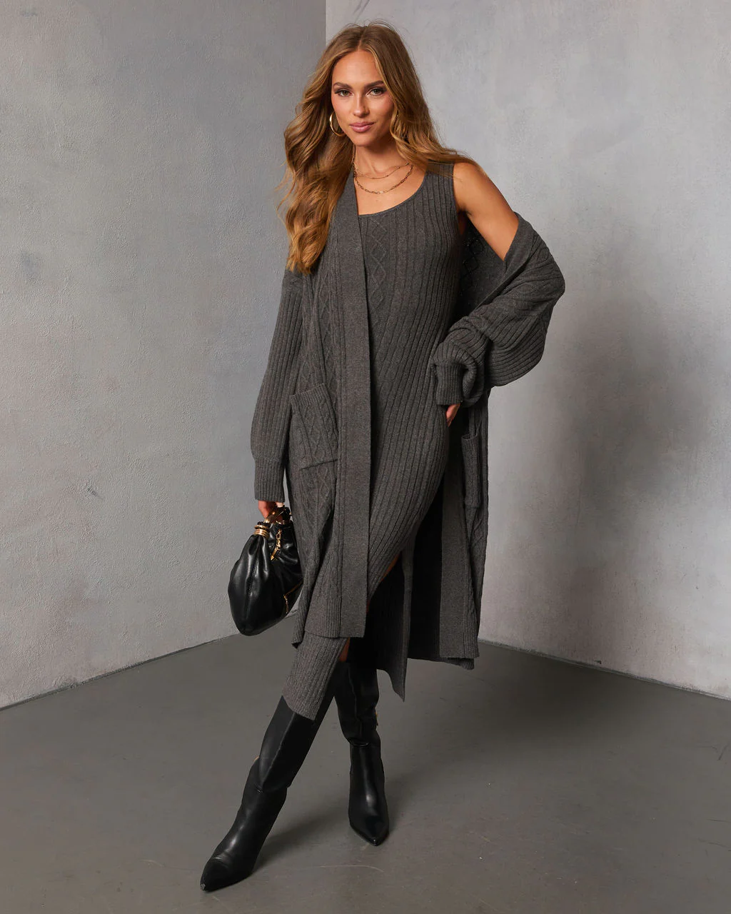 Malissa Knit Duster Cardigan - Image 2
