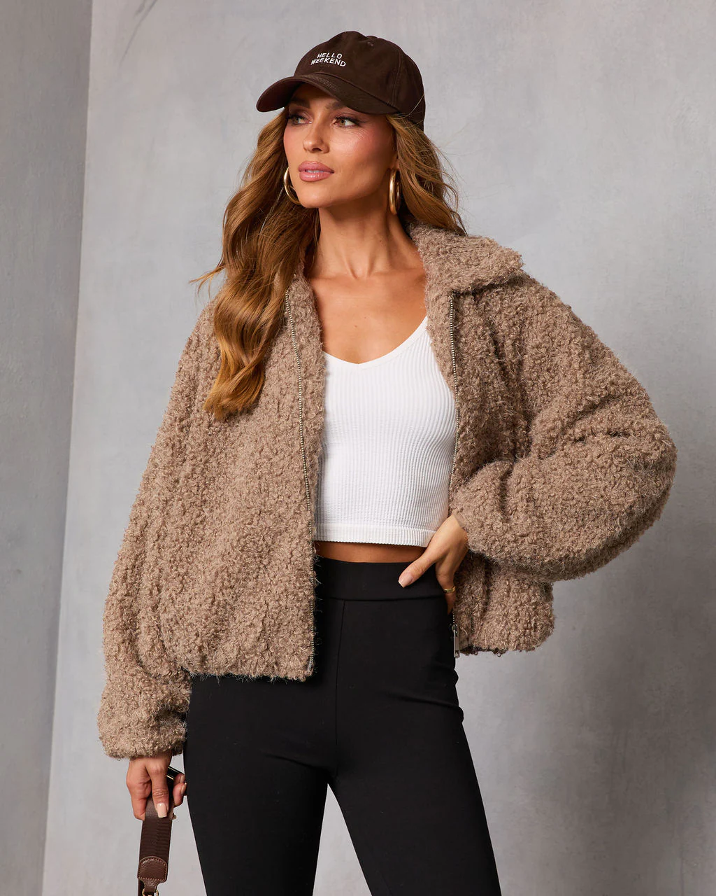 Cuddle Crest Teddy Bomber Jacket - Image 5