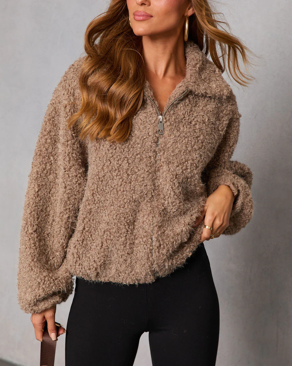Cuddle Crest Teddy Bomber Jacket - Image 6