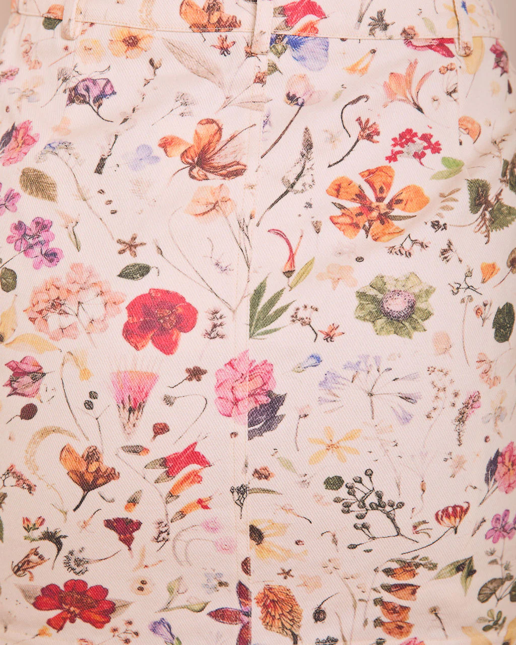 Daydream Daisy Floral Twill Mini Skirt - Image 6