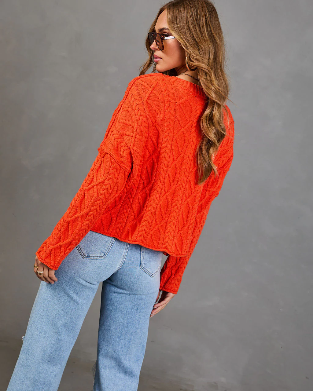 Daydream Lane Cable Knit Cardigan - Image 4