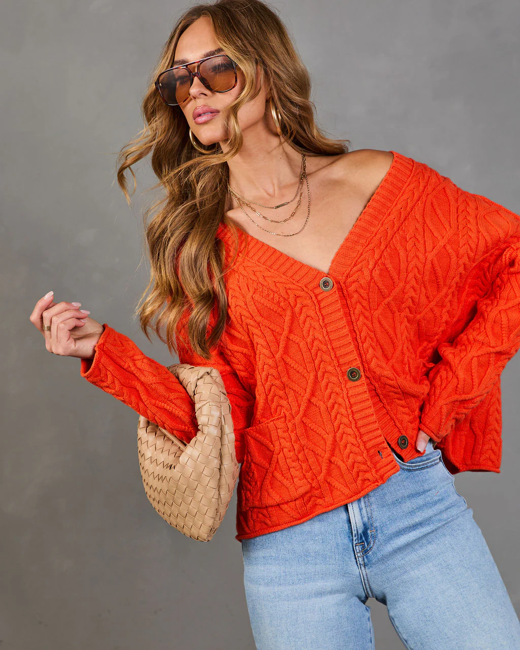 Daydream Lane Cable Knit Cardigan - Image 5